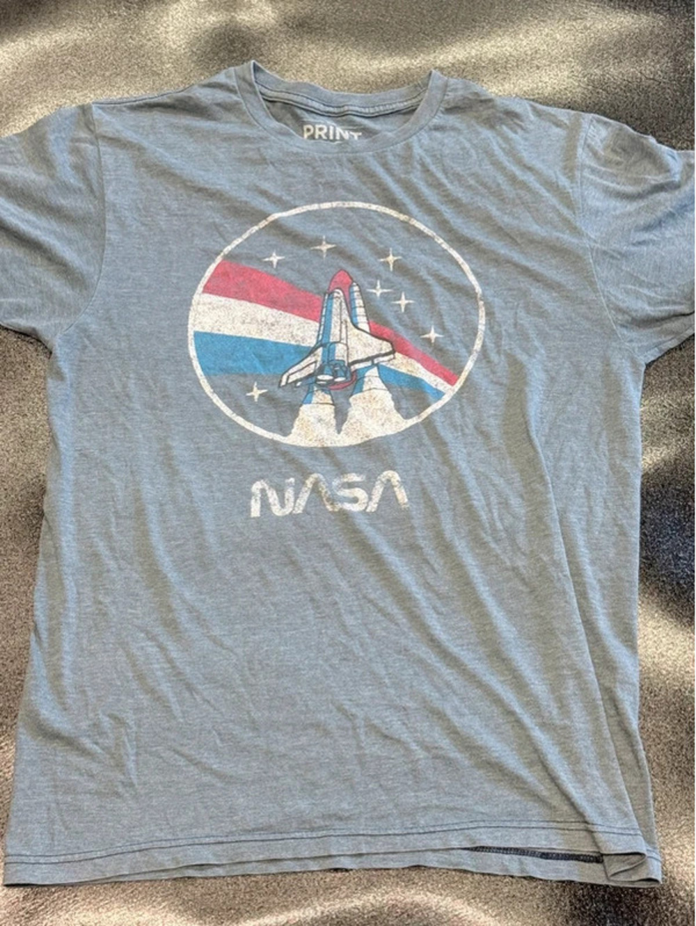 NASA Space Shuttle Graphic T-Shirt Size Medium 1292